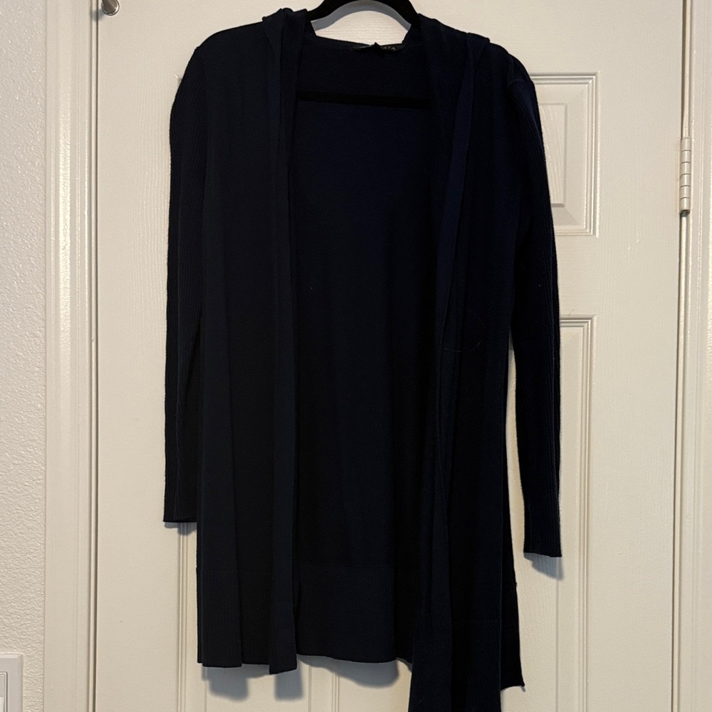 Athleta navy Women's Cardigan with hood